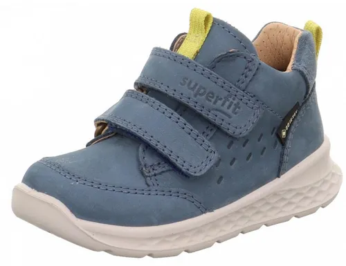 Superfit Breeze Klettschuh aus Leder - Halbschuhe für Kinder mit strapazierfähigem Veloursleder-Obermaterial, ideal für den Alltag. Die Gummisohle sorgt für sicheren Halt und die Kombination aus Leder und Textil garantiert eine angenehme Passform.