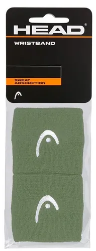 Head Schweissband Handgelenk Logo grün - 2 Stück