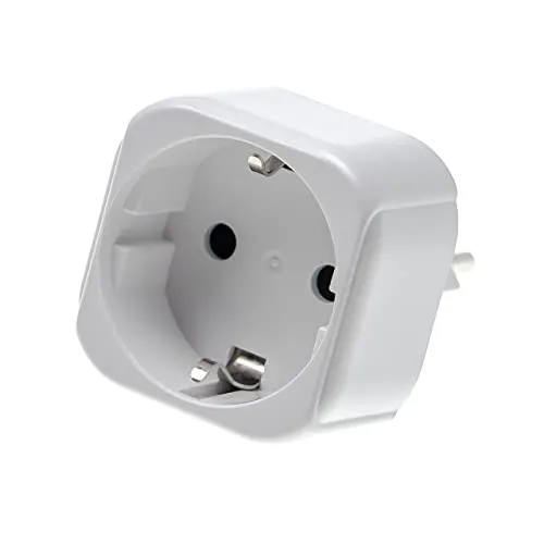 vhbw Reisestecker Adapter Typ J, SN 441011 (Schweizer-Stecker auf Euro-Buchse)