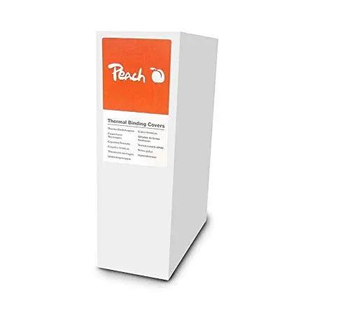 Peach Thermobindemappen 510185, A4, 4mm, 100 Stück von Peach