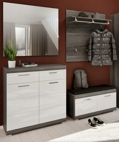 Garderobe Set 4-teilig 