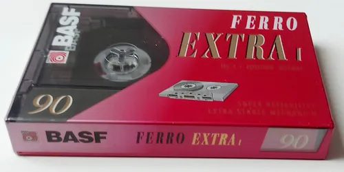 BASF MC Musikkasette FERRO Extra I 90 neu originalverpackt