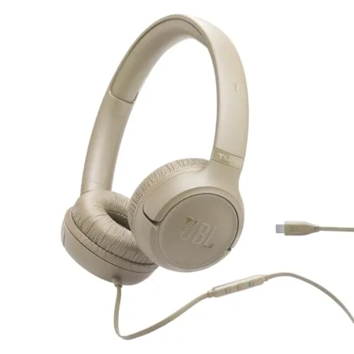JBL Tune 530 C On-Ear Kopfhörer mit Mikrofon - Erleben Sie den kraftvollen JBL Pure Bass-Sound und genießen Sie klare Telefongespräche. Faltbares Design und USB-C-Kabel sorgen für einfache Handhabung und volle Kompatibilität mit Ihren Geräten.