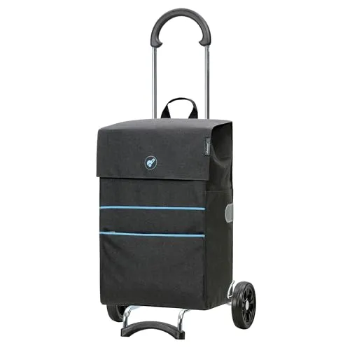 Andersen Einkaufstrolley - Klappbar und Belastbar bis 40 kg - Praktischer Einkaufstrolley mit 53 Litern Volumen, stabilen Stahlgestell und leisen Flüsterrädern. Ideal für den täglichen Einkauf und vielseitig einsetzbar.
