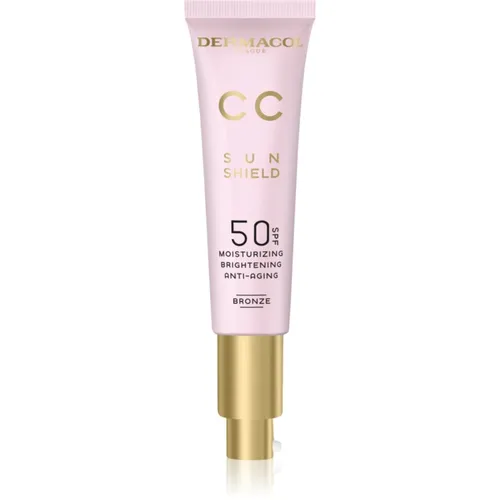 Dermacol CC Sun Shield CC Cream mit verjüngender Wirkung SPF 50 Farbton Bronze 30 ml