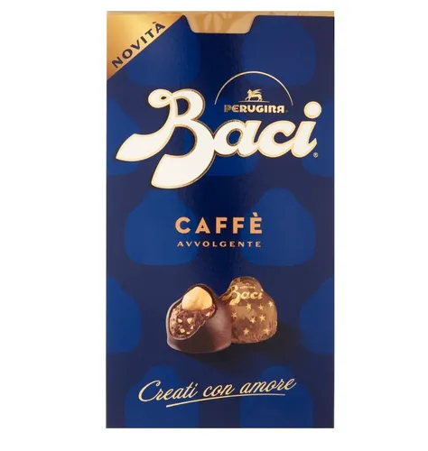 Baci Perugina Caffe', Schokolade Dunkle Pralinen mit Kaffeegeschmack, 200g