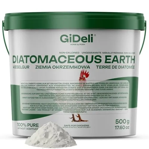 GiDeli Kieselgur 500 g – Reines Diatomeenerde Pulver