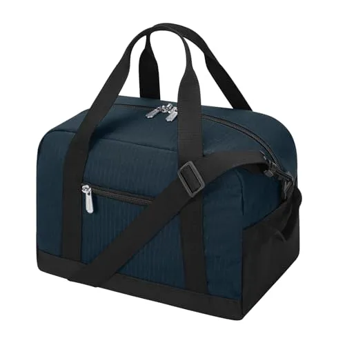 Sporttasche klein, Reisetasche 12L Mini Handgepäck Tasche für Weekender, Fitnesstasche 30x20x25cm-Navy Blau