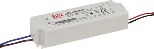 Mean Well LPC-20-700 LED-Treiber Konstantstrom 21W 0.7A 9 - 30 V/DC nicht dimmbar, Überlastschutz 1St.