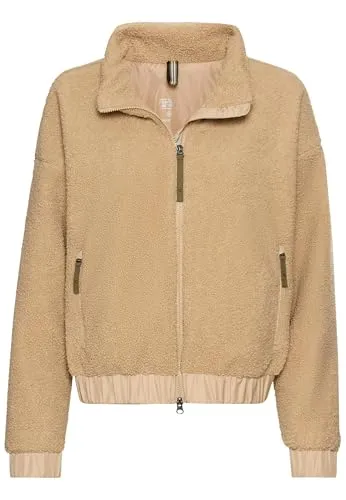 camel active Damen Teddy Blouson mit Stehkragen von camel active