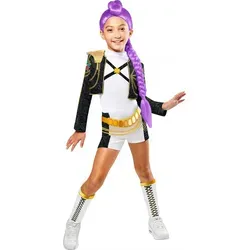 Rubies K-Pop Demon Hunters Rumi Gold Deluxe Kinderkostüm in gold von Rubies