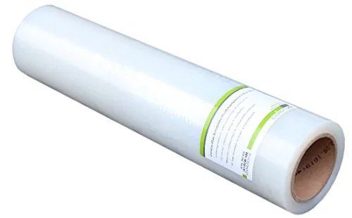 Colorus Premium Fensterschutzfolie selbsthaftend klar | Schutzfolie transparent 50 cm x 100 m | Selbstklebende PE-Folie für Fenster, Fliesen, harte Böden | Abklebefolie mit 50 my Stärke