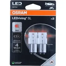 Osram Auto-LED-Lampe 7528DRP-02B 12V P21/5W rot