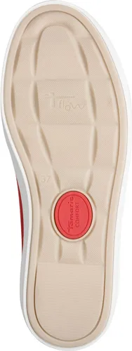 Tamaris Comfort Damen Sneaker mit Reißverschluss, Rot (Red Suede) 38 EU