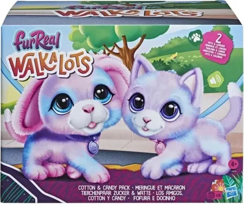 Hasbro F2603 Furreal Walkalots Hund Katze Zucker & Watte