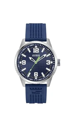 Guess Herren Analog Quarz Armbanduhr Varsity G