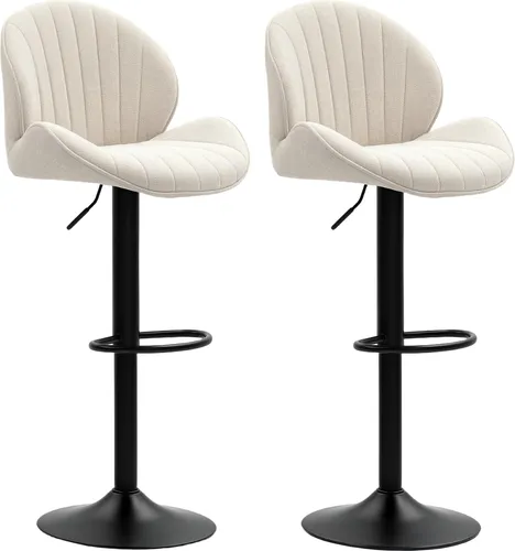 HOMCOM Barhocker Polyester, Stahl