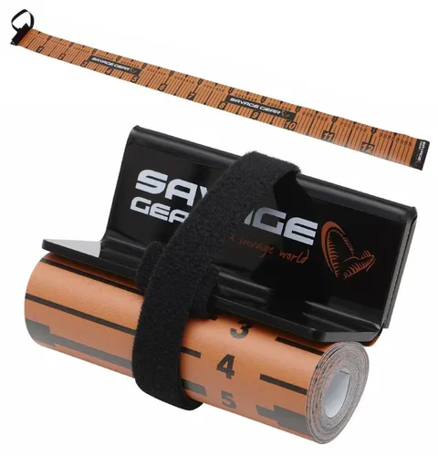 Savage Gear Measure Up Roll 130 x 8cm Fish Scale Tape Fisch Maßband Mess Matte