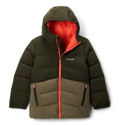 Columbia Arctic BlastTM II Jacke Grün 10-12 Jahre für Jungen - Funktionsjacke mit wasserdichtem Gewebe und ThermaratorTM-Isolierung für maximale Wärme und Komfort bei kaltem Wetter, ideal für Schnee und Eis.