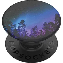 PopSockets PG Aurora Woods, Griffigkeit, Schwarz, Mehrfarbig, Jede Marke, 1 Stück(e) - Schwarz