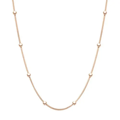 Liebeskind Berlin Halskette aus Roségold - Ketten für Damen: Diese elegante Halskette aus roségoldfarbenem Edelstahl ist ein zeitloses Statement Piece und perfekt kombinierbar. Ein ideales Geschenk für jeden Anlass.