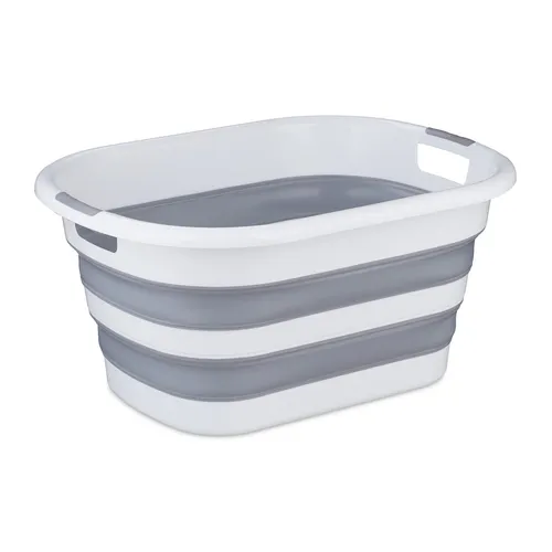 Wäschekorb faltbar Klappkorb Klappbarer Waschkorb Kunststoffkorb 1,2 kg 35 l