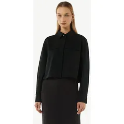 Comma Blazer mit Hemdkragen in schwarz von comma,