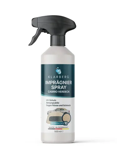 Klarberg Imprägnierung für Cabrio Verdeck Imprägnierspray (1 St)