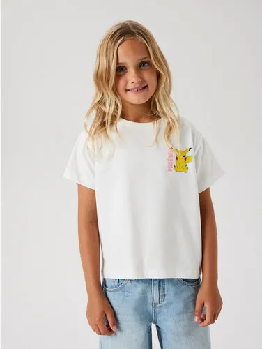 Name It T-Shirt NKFDYPPI POKEMON SS RLX TOP NOOS SKY mit tollem Pokémon Brust- und großem Rückenmotiv