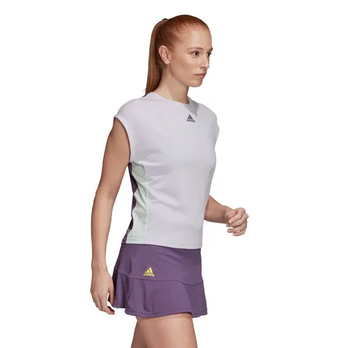adidas Tennis-Shirt #20 flieder Damen, Größe: L