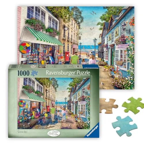 Ravensburger - Puzzle 1000 Teile zum Strand | Puzzle für Erwachsene und Kinder mit Einer Größe von 70 x 50 cm | Geschenk für Erwachsene und Kinder ab 14 Jahren und mehr