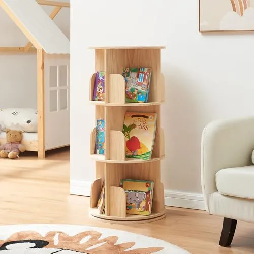 [en.casa] Drehbares Bücherregal für Kinder Chasek von en.casa
