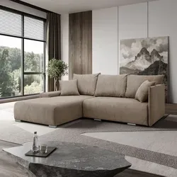 Kaiser Möbel Ecksofa Livorno L, Couch L-Form in Hellbraun in braun von Kaiser Möbel