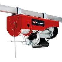 Einhell Seilwinde TC-EH 1000 - Elektrische Hebelösung mit 999 kg Traglast - Hebezeuge mit bis zu 999 kg Traglast und 18 m Hubhöhe. Ideal für sicheres Heben dank automatischer Bremse und drallfreiem Stahlseil.