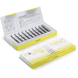 Alcina Hyaluron 2.0 & Vitamin C Kur 10x 1 ml - Hautpflege-Kur mit Hyaluron und Vitamin C, spendet intensive Feuchtigkeit und sorgt für einen strahlenden Teint.