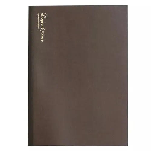 Notatnik A4 12x15cm Logical Prime PT brązowy Nakabayashi 4902205657972