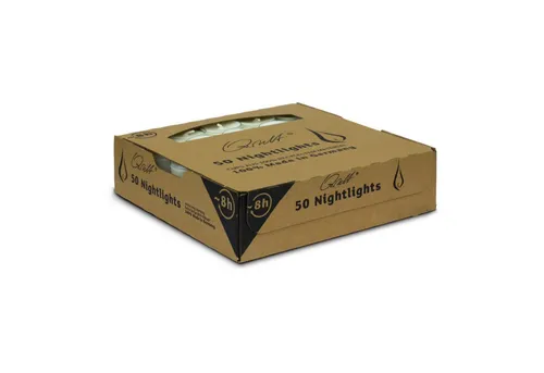 Qult Teelicht Nightlights (1-tlg), Teelichter in Kunststoffhülle und Premiumqualität