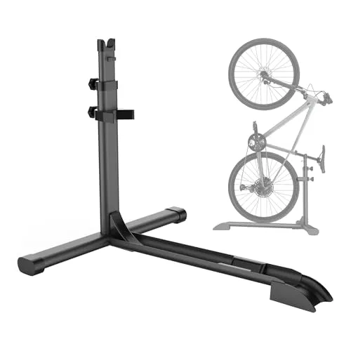 Wiltec universal Fahrradständer 68,8 x 56 x 49,3-81,1 cm, Fahrradhalter freistehend aus Stahl, höhenverstellbarer Fahrrad Abstellständer