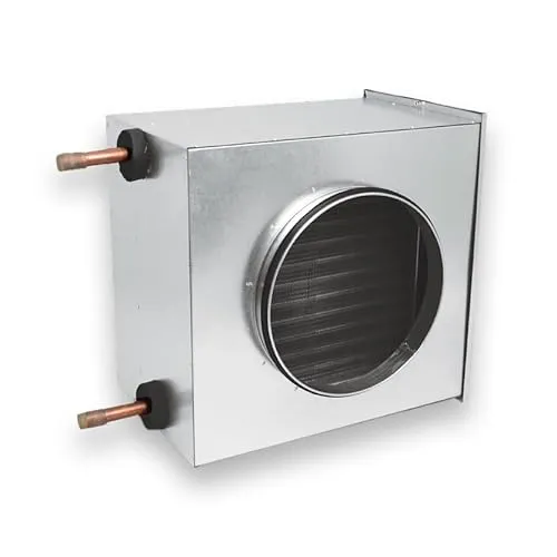 Warmwasser Heizregister Lufterwärmung Lüftungssystem Serie KA - Thermostat für effiziente Lufterwärmung, ideal zur Verbesserung der Raumluftqualität und Heizkostenersparnis.