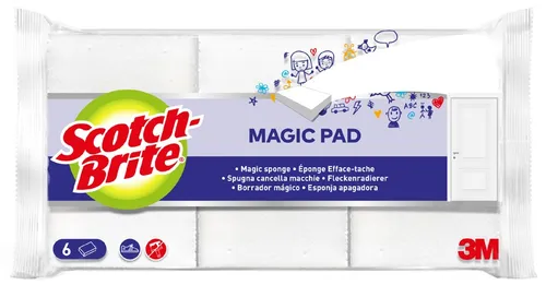Scotch-Brite Schmutzradierer Magic weiß 6er Pack