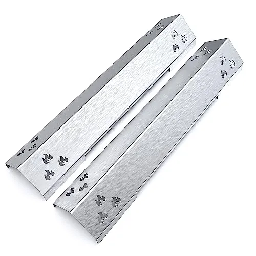 teileplus24 BR04-2-SM Gasgrill Edelstahl Brennerabdeckung kompatibel mit Rösle Videro G2, G2-S, G2-S Nero, Vario+, auch für Sansibar | Flavorizer Bars | Passgenau | Rostfrei | Brennerschutz