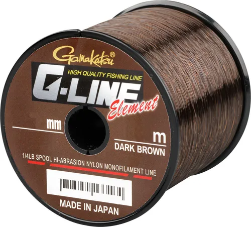 Gamakatsu G-Line Element Dark Brown 0,24mm 4,1kg - 2270m Angelschnur