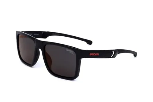 Carrera Ducati Carduc 021/S 807/H4 Sonnenbrille - Rechteckige Sonnenbrille von Carrera, ideal für runde Gesichtsformen, mit polarisierenden Gläsern für bessere Tiefenwahrnehmung und UV-Schutz.