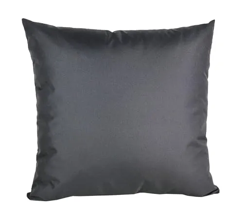 JACK 40x40cm Outdoor Lounge Kissen Dekokissen inkl. XXL-Füllung Wasserabweisend Sitzkissen Garten Stuhl Lotus Effekt, Farbe:Anthrazit