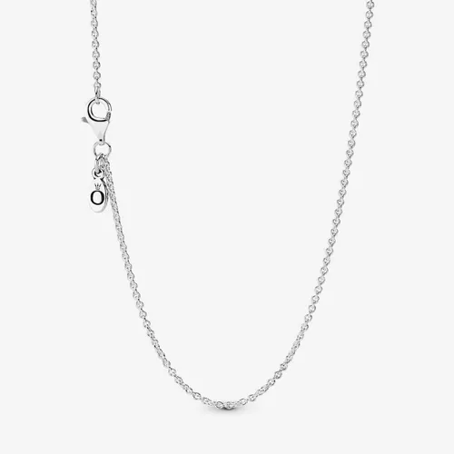 Pandora Kette ohne Anhänger - Elegante Damenkette aus Silber 925 - Ketten ohne Anhänger, 45 cm lange Damenkette aus hochwertigem Sterlingsilber, mattierte und polierte Optik für einen zeitlosen Look.