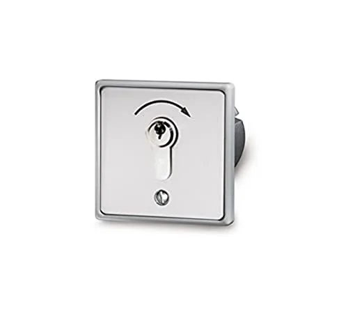 Böhm-Verkauf NOVOFERM Signal 312 Schlüsselschalter - Schlüsselschalter Unterputz mit 1-Kontakt, inkl. 3 Schlüssel für sichere Zugangskontrolle. Robust und unauffällig, ideal für Torsysteme und Einrichtungen.