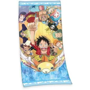 Herding Handtuch One Piece Velourstuch, 75 x 150 cm, Badetuch, Baumwolle, mit Motiv