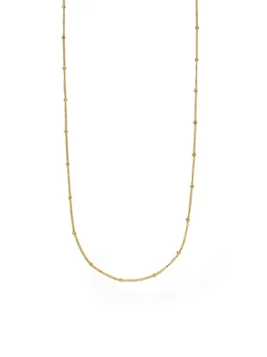 Purelei Liilii Lange Halskette Damen – Filigrane Edelstahl Gliederkette - Die ideale Kette für Layering – perfekt kombinierbar mit kürzeren Halsketten. Minimalistisches Design aus hochwertigem Edelstahl, verfügbar in Gold, Silber und Roségold. Verstellbare Länge von 55–60 cm für optimalen Tragekomfort.