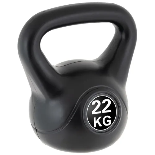 MAXXIVA Kettlebell Kugelhantel 22kg schwarz Krafttraining Fitness Rundhantel