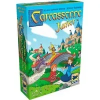 Hans im Glück Carcassonne Junior - Kinderspiel für 2-4 Spieler, ab 4 Jahren, vereinfacht für großen Spielspaß und strategisches Denken